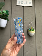 Load image into Gallery viewer, Smashed Glass Mezuzah with 3 sides of Glass