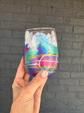 Load image into Gallery viewer, Chuppah Break Glass - Teal/Purple/Pink/Gold/Metallic