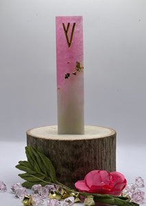 Mezuzah - Pink and White