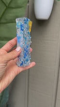Load and play video in Gallery viewer, Smashed Glass Mezuzah with 3 sides of Glass
