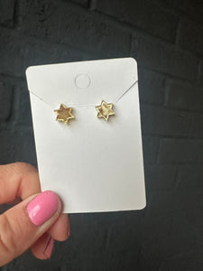 Star of David Stud Earrings