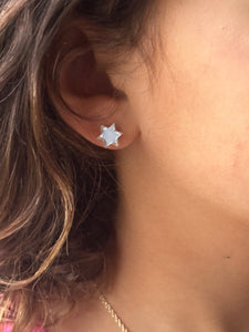 Star of David Stud Earrings