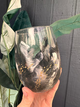 Load image into Gallery viewer, Chuppah Break Glass - Black/White/Gold
