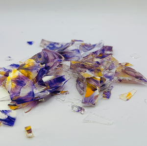 Chuppah Break Glass - Purple/Yellow/White