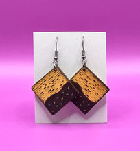 Load image into Gallery viewer, Chocolate Covered Matzah Earrings
